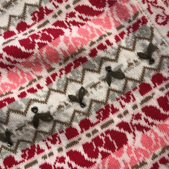 Appleseed’s Size Medium Sweater Beautiful‎ Colors Cardigan - Picture 3 of 4